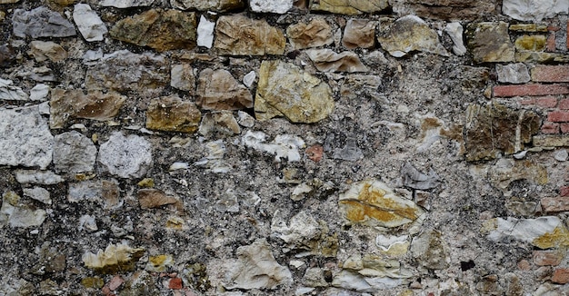 старинная фактурная цементная стена
