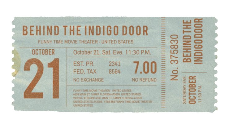 Photo vintage ticket paper png sticker transparent background