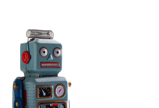 Vintage tin toy robot