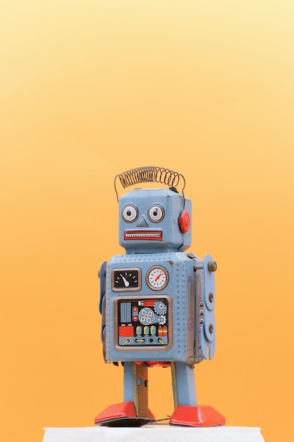 Vintage tin toy robot