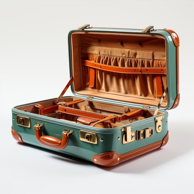 vintage travel suitcase