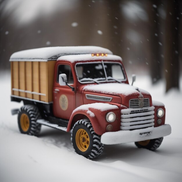 vintage truck christmas