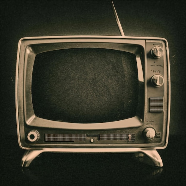 Vintage TV Static Retro Black Noise Texture