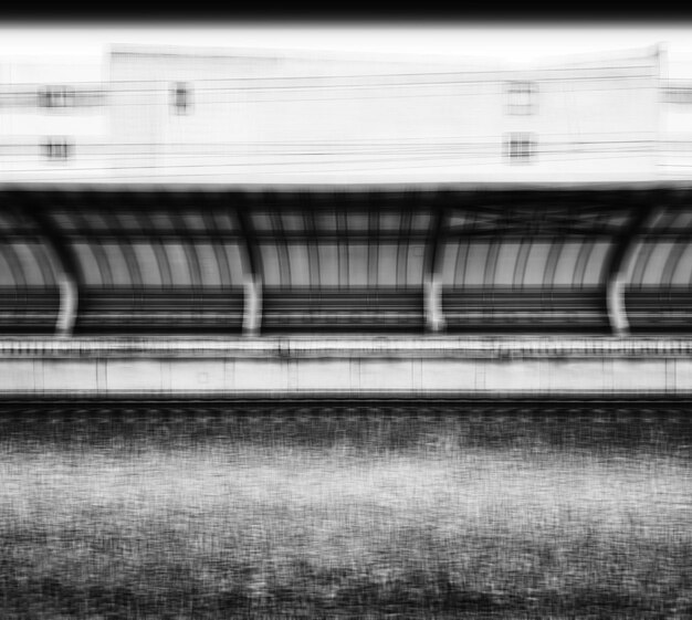 Vintage vierkante treinstation wazig abstractie achtergrond