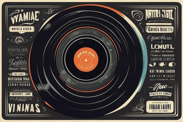 Photo vintage vinyl