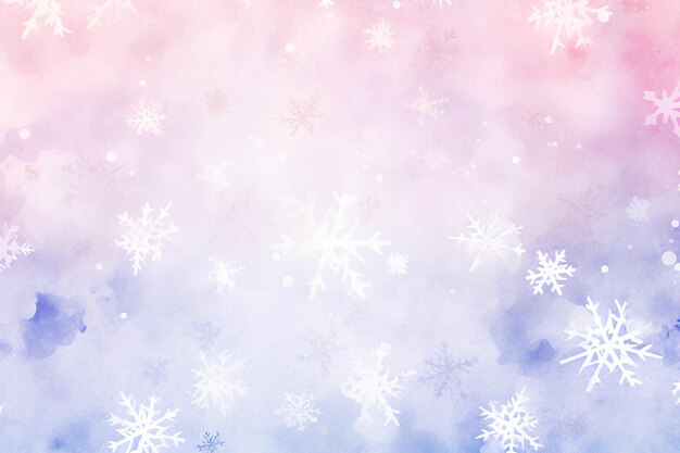 Vintage Watercolor Christmas Snowflakes Wallpaper