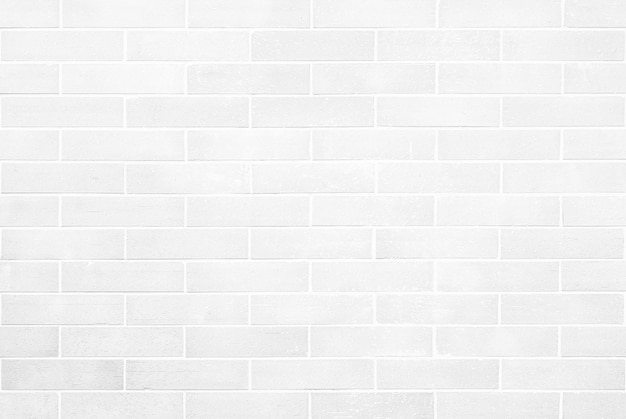 Photo vintage white brick wall texture background