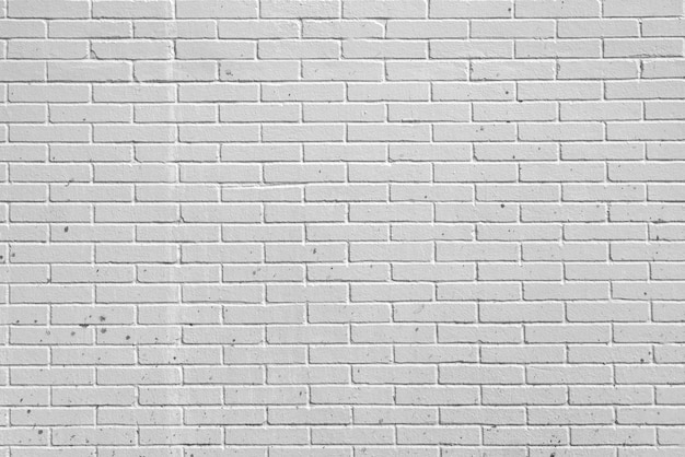 Vintage white wash brick wall texture for design panoramic\
background for your text