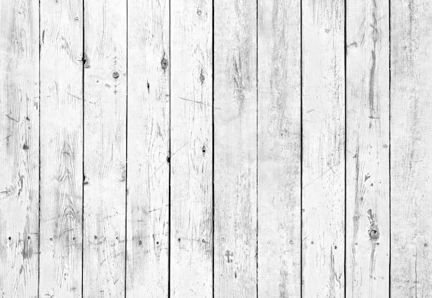 Vintage white wooden wall background