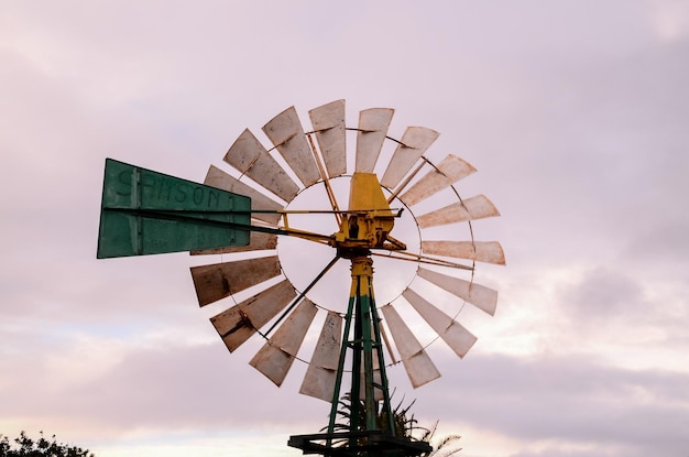 Vintage Wind Mill in Gran Canaria Canary Islands Spain