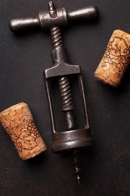 Vintage wine corkscrew