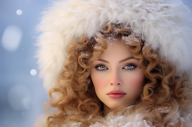 Photo vintage winter fashion