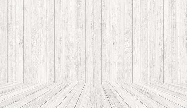 Vintage wood pattern texture in perspective view. Empty wooden room space background.