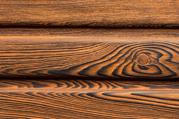 Vintage wood texture with knots. Closeup top view for background .