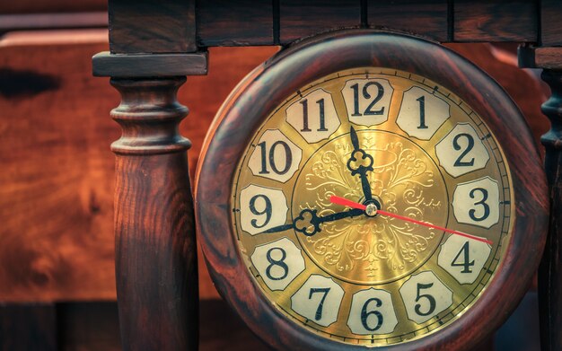 Vintage Wooden Clock