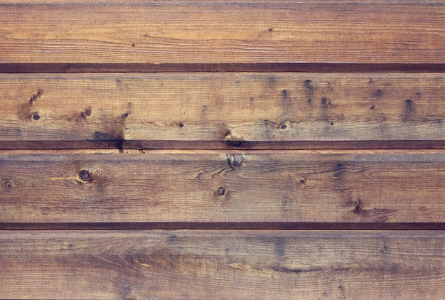 Vintage wooden dark horizontal boards