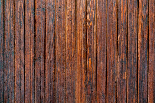 Tavole orizzontali scure in legno vintage