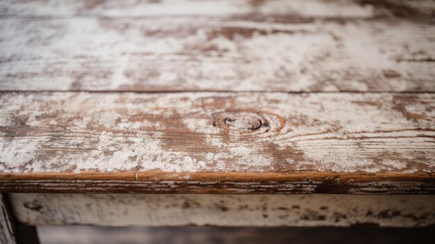 Photo vintage wool table with rustic charm and natural grain