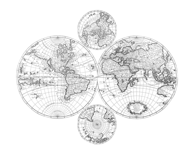 vintage world map png sticker artwork by bowles carington transparent background remixed by rawpixel