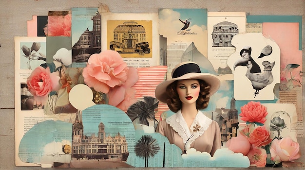 VintageInspired Collages