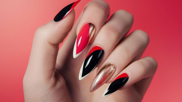 Vintageinspired nails from art deco elegance to retro chic