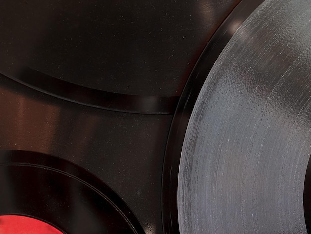 Vinyl record detail