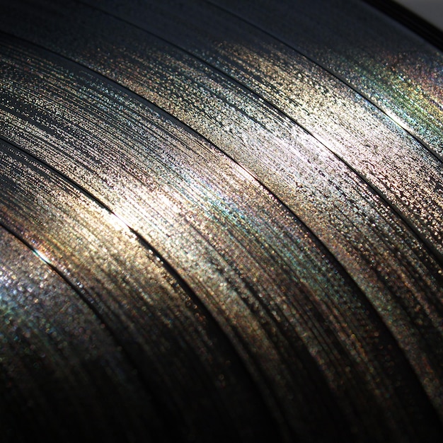 Vinyl record grooves