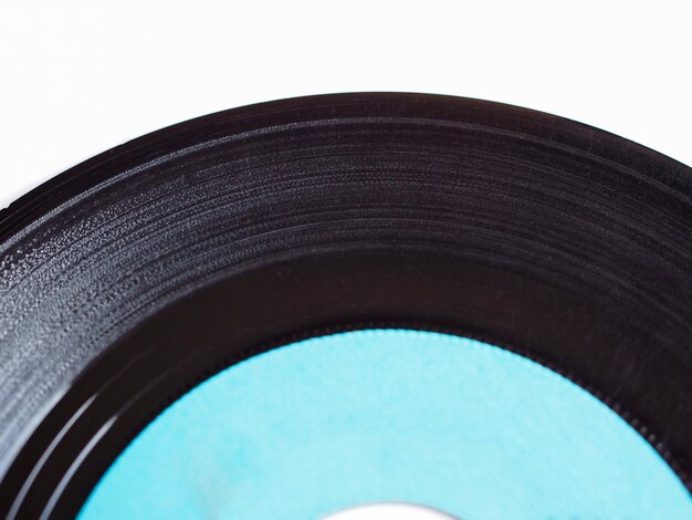 Vinyl record isolated