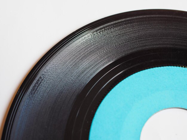 Vinyl record isolated