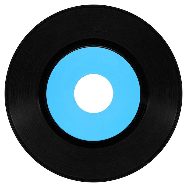 Photo vinyl record isolated