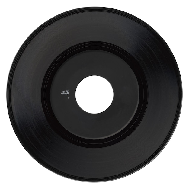 Photo vinyl record isolated