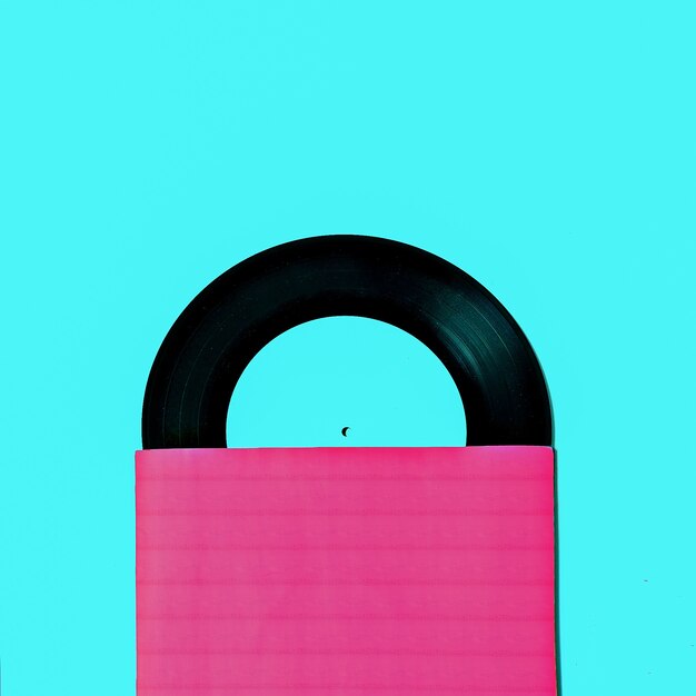 Vinyl Retro minimal art-ontwerp