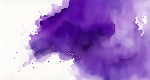 Violet Abstract Watercolor Background