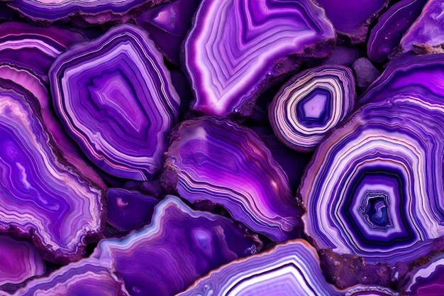 Photo violet agate stone texture