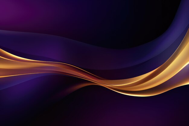 Violet background with gold wave hd wallpaper corporate template copy space