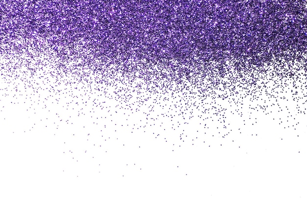 Violet border Sequins Sparkling shine Powder Glitter Shining background