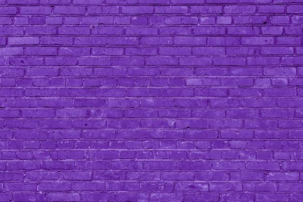 Violet brick building wall Interior of a modern loft Background for design