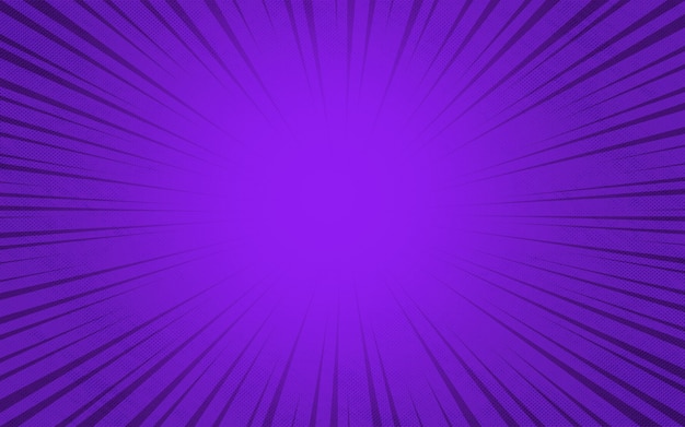 violet burst comic zoom rays colorful cartoon background