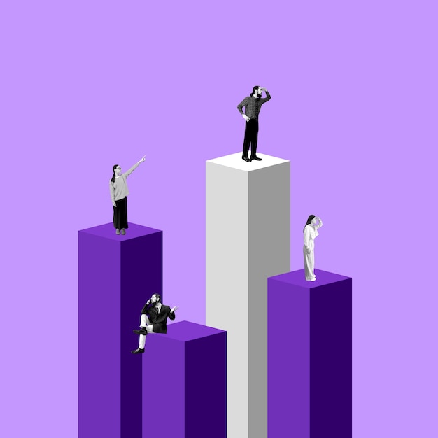 Violet Color Business
