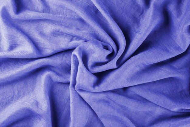 Violet draped lightweight fabric