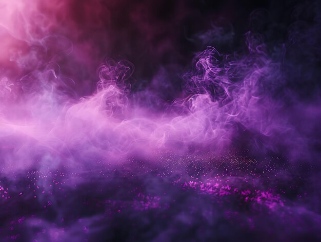 Violet Dust Fog Effect met dichte mist en Violet Color Glowi Effect FX Texture Film Filter BG Art