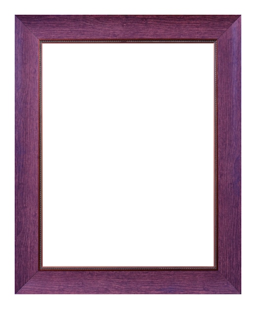 Violet frame geïsoleerd op de witte achtergrond vintage stijl