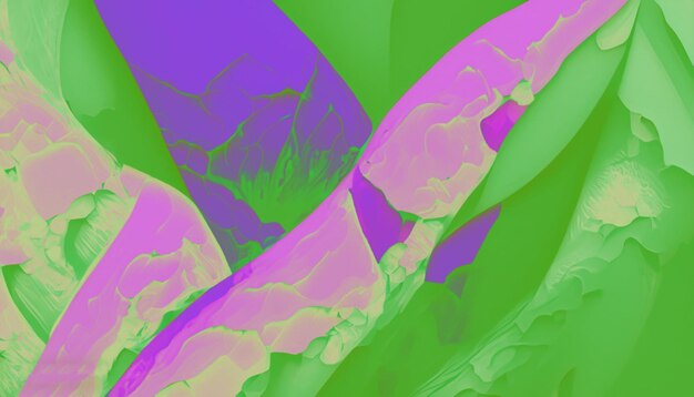 Violet and green liquid background