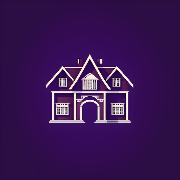 Violet house logo