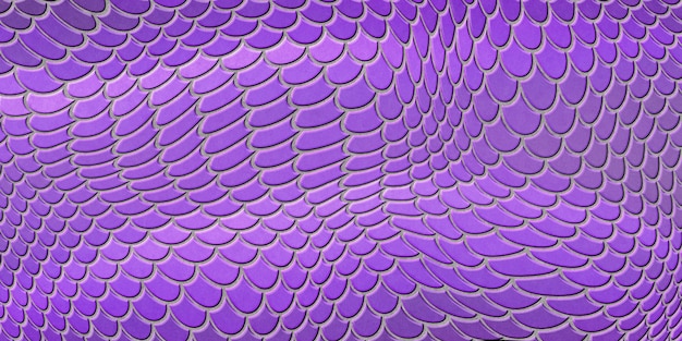 Фиолетовая чешуя русалки, рыбья чешуя, текстура фэнтези