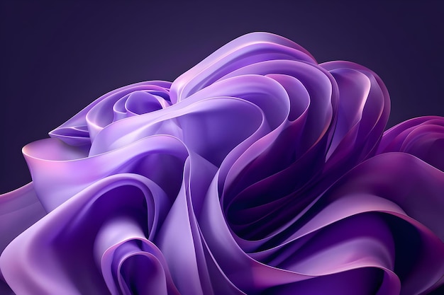 Violet purple abstract shapes smooth gradients