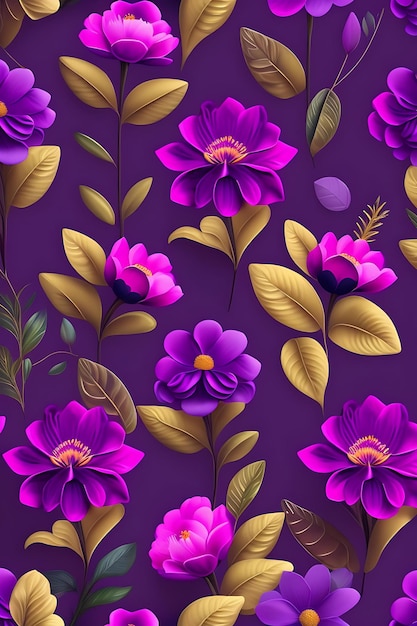 Violet purple flowers background