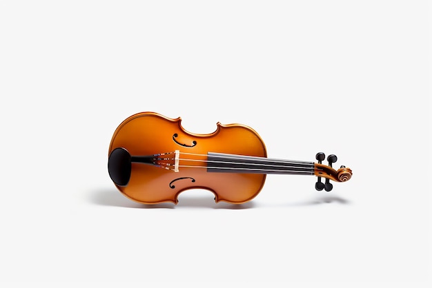 Violin instrument isolated on white background