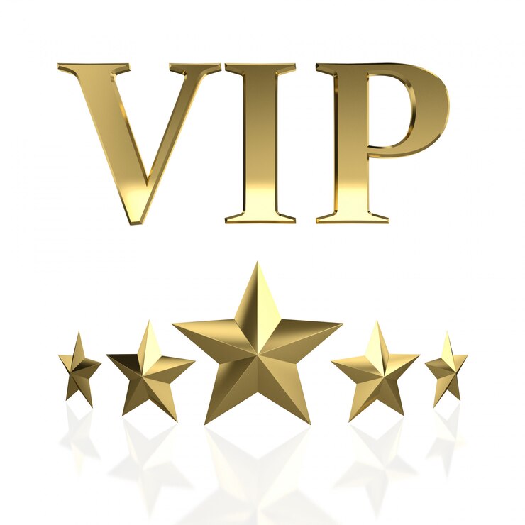 Vip en gouden ster