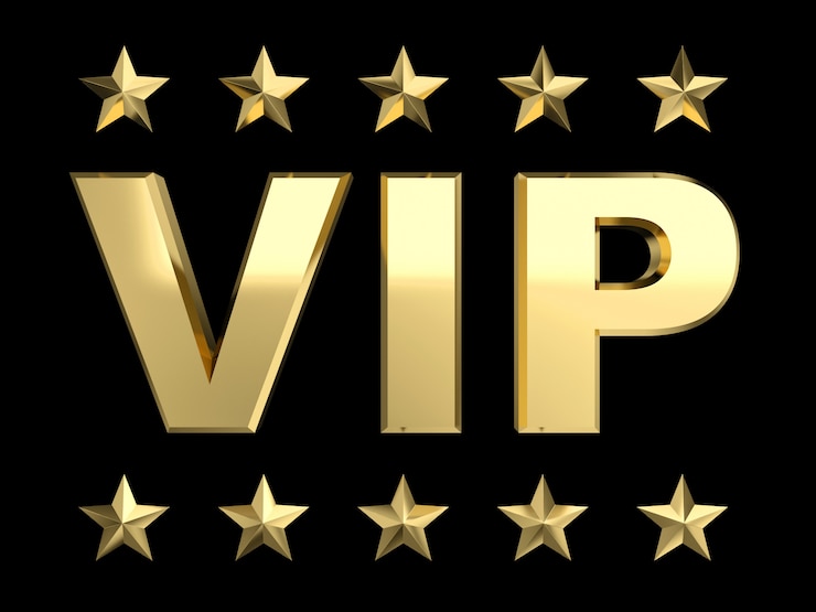 Фотография vip и золотая звезда